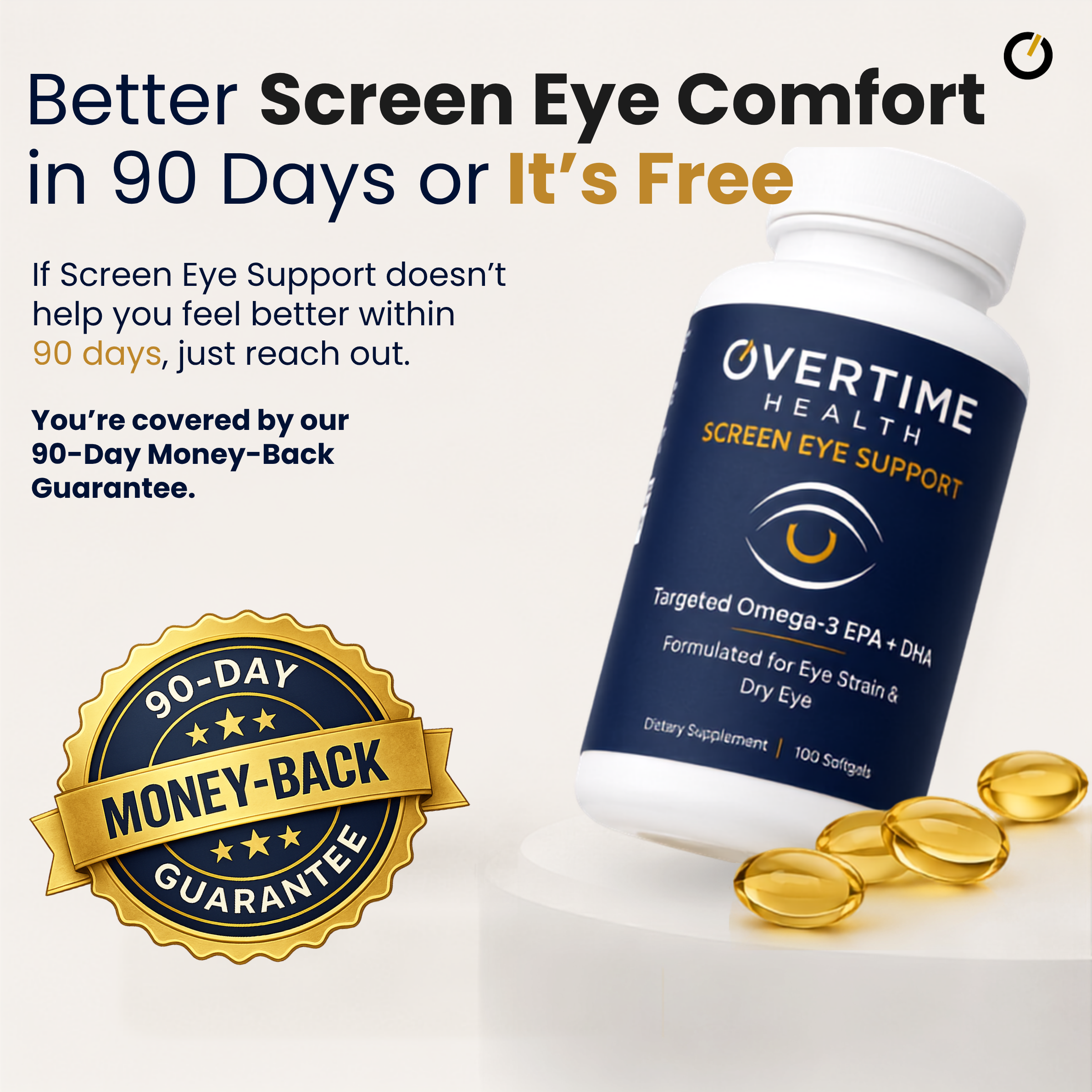 Overtime Screen Eye Support